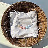 Силіконове намисто-прорізувач Love  &  Carry Зефір, фото 2