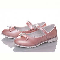 Детские туфли BBT на девочку. Цвет розовый.