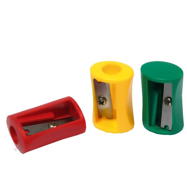 Точилка Mini, пластик,1 отвір, асорті, Skiper, SK-8010