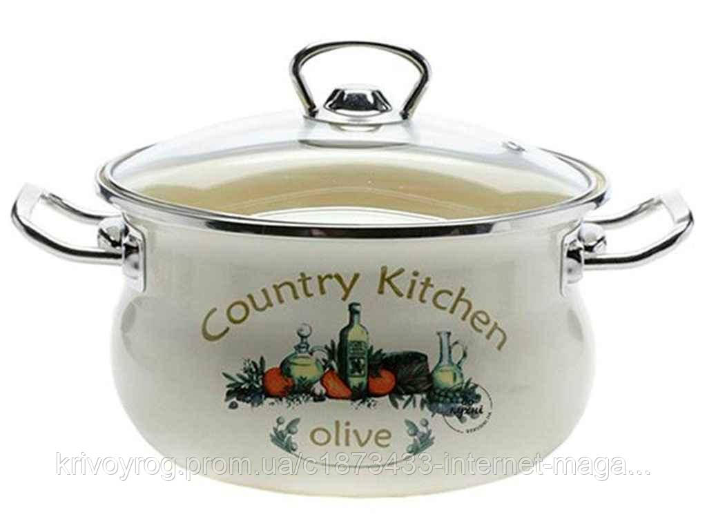 Каструля ем. 1,5л циліндрично-сферична Olive (I83808) ТМ IDILIA, фото 1