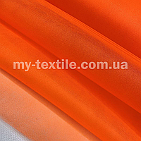 Ткань фатин мягкий (Kristal Tul) Неон-оранжевый
