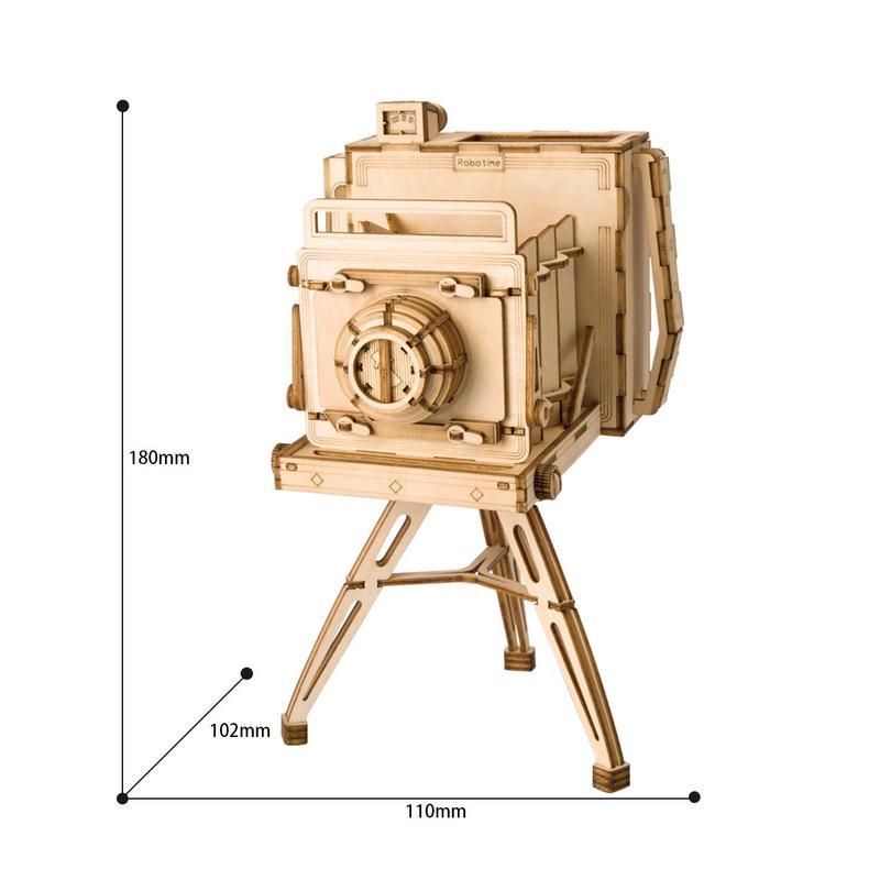 Дерев'яний конструктор Rolife Vintage Camera TG403