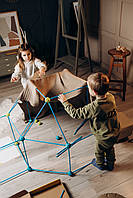 Дитячий ігровий конструктор-халабуда, намет-вігвам для дітей