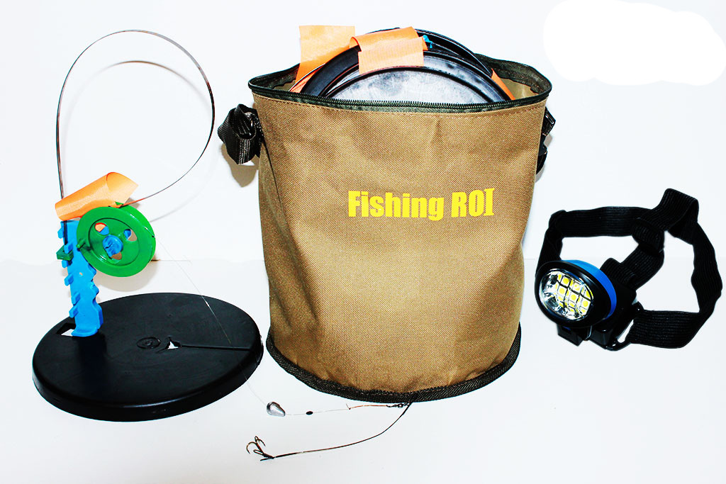 Жерлиці (оснащені 10 шт.) Fishing ROI + ліхтарик