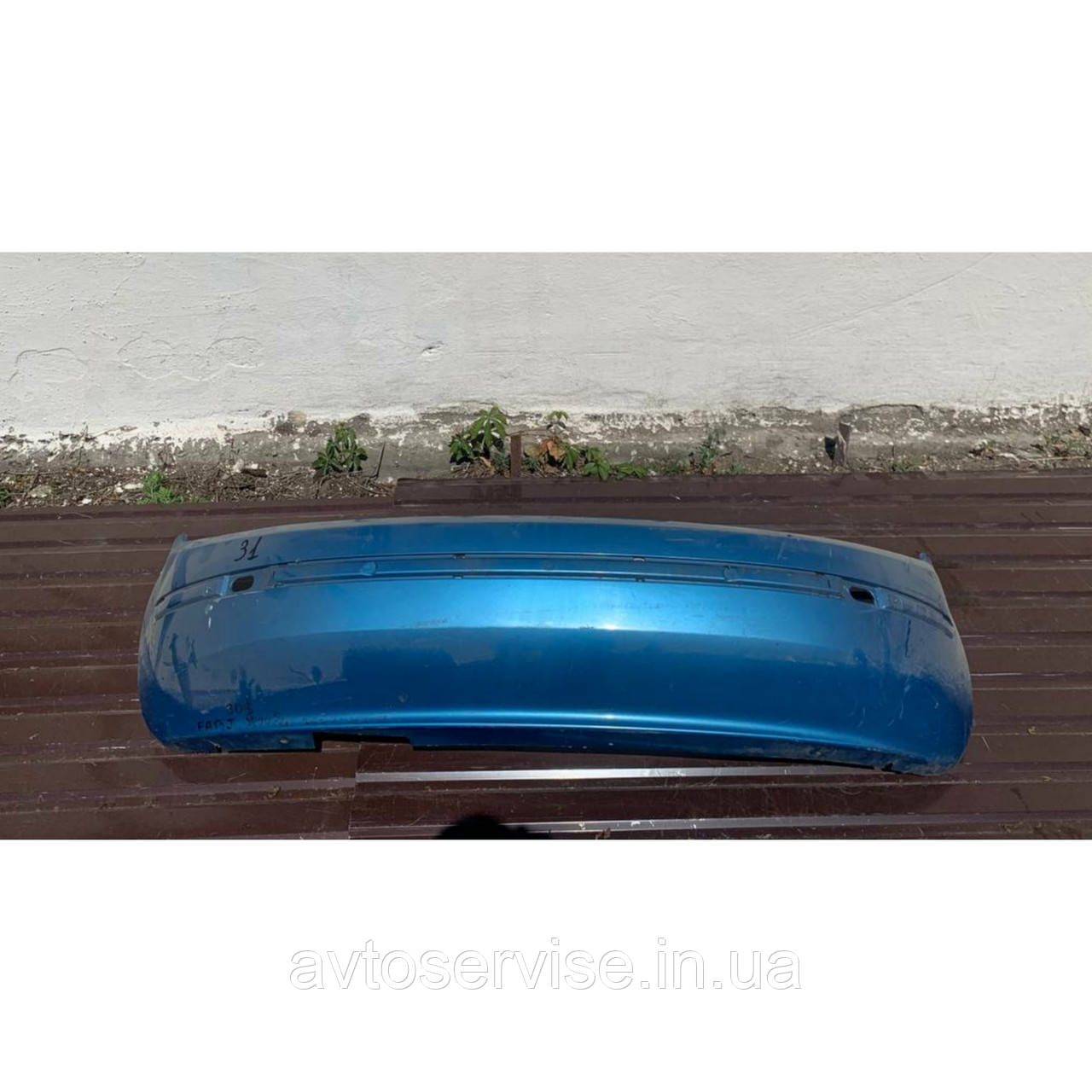 Бампер задній хетчбек Skoda Fabia