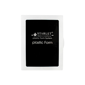 Верхні форми для нарощування нігтів Starlet Professional plastic form з розміткою прозорі, 120 ш