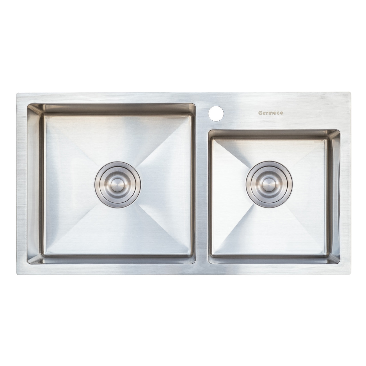 Кухонна мийка Platinum Handmade HDB 75 * 41/230 на дві чаші без кріплень