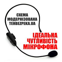 Бездротовий FM мікрофон - гарнітура на голову ZANSONG K0737, FM-передавач 87 - 108 МГц для караоке, лекцій