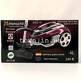 Колбовый пилосос без мішка Henschll XN19-87 (4 л) Циклоный,побутової,для дому,безмішковий потужний пилосос, фото 2