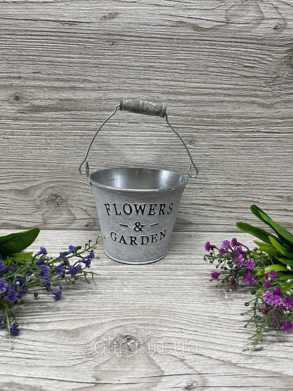 Відеречко декоративне flowers&garden S з ручкою, фото 1