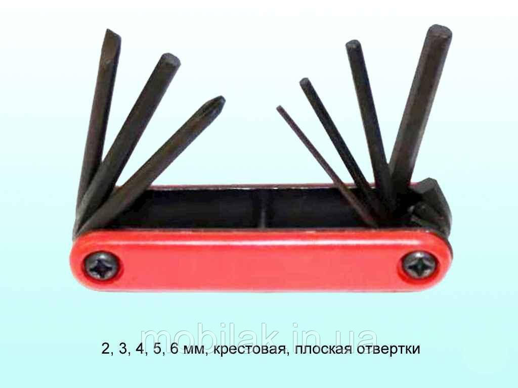 Ключ велосипедний комбінований-складний ТМ КОЛЕСО, фото 1