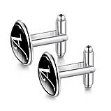 Запонки чоловічі подарункові Буква А, фото 2