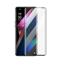 Захисне скло LUX EDGE для Oppo Find X3 / X3 Pro із закругленими краями чорний 0,3 мм в упаковці