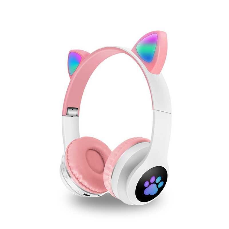 Навушники бездротові з вушками "CATear" MDR VZV-23M, Pink, фото 1