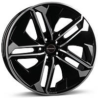 Литые диски Borbet TX R21 W9 PCD5x120 ET45 DIA72.5 (gloss black rim polished)