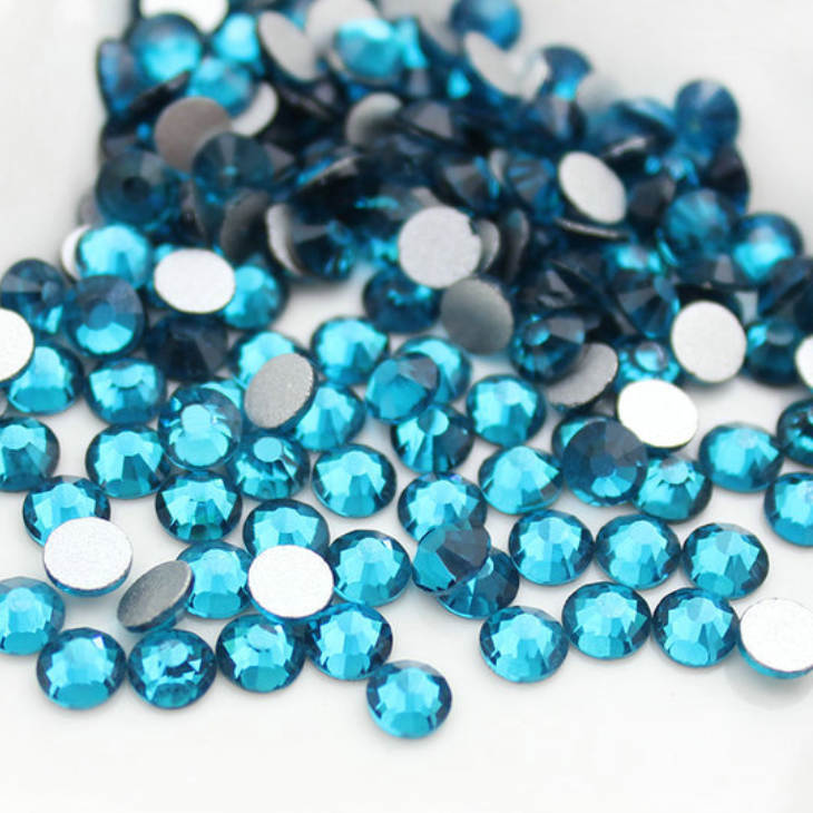 Стрази SS-8 Malachite Blue 2,4 мм (скло) 1440 штук, фото 1