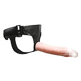 Жіночий страпон Ultra Passionate Harness Flesh, 22,5 см, фото 4