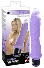 Реалістичний вібратор Vibra Lotus Lila Vibrator