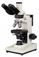 Стандартный тринокулярный поляризационный микроскоп POL1520 с галоген. лампой в отраженном и проходящем свете