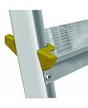 Драбина алюмінієва 4 сходинки Стремянка DRABEST PRO 4-ступнева 150кг Лестница стремянка алюминиевая 4 ступ., фото 4