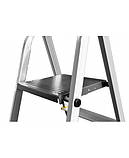 Драбина алюмінієва 4 сходинки Стремянка DRABEST PRO 4-ступнева 150кг Лестница стремянка алюминиевая 4 ступ., фото 3