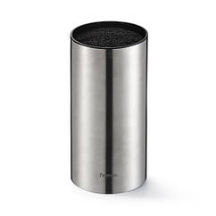 Підставка універсальна для кухонних ножів та ножиць 11х22см з нержавіючої сталі Fissman