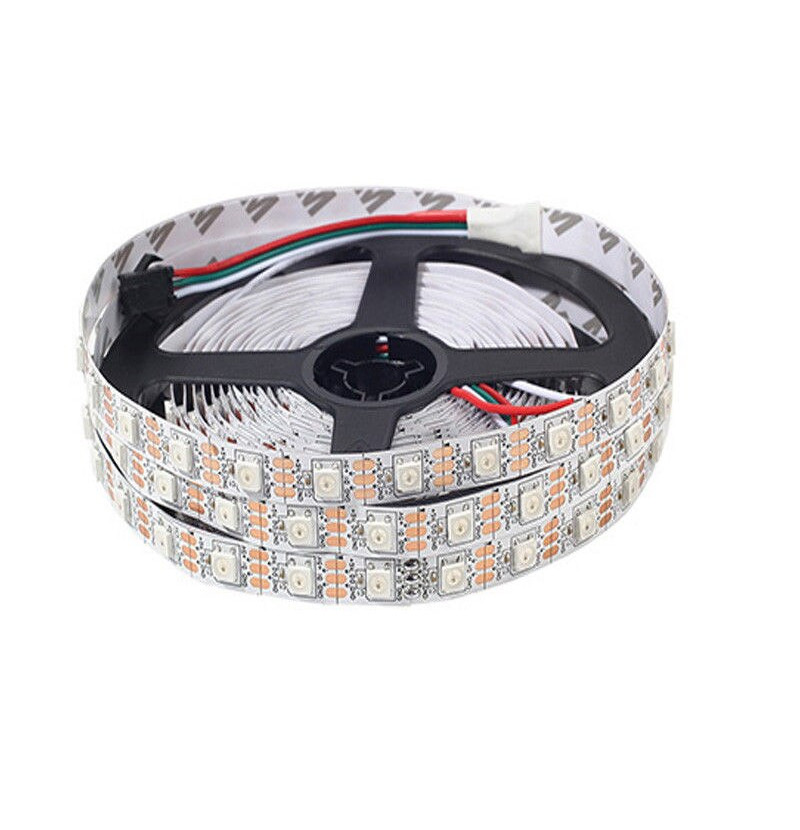 Адресная WS2812 RGB Светодиодная пиксельная LED Лента SMD5050 IP20 60 ...