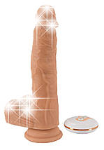 Реалістичний вібратор з функцією штовхання та дистанційним пультом керування Natural Thrusting Vibe, фото 2