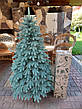 Швейцарська блакитна 2.1 м лита ялинка штучна, фото 8