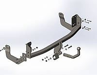 Фаркоп - Peugeot 508 GT Седан (2010-2014) съемный на двух болтах