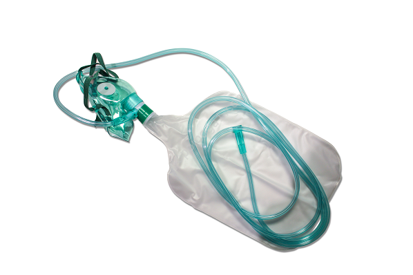 Маска кислородная с мешком для взрослых нереверсивная Medicare - фото 1 - id-p1464968416