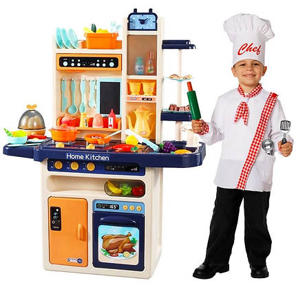 Велика дитяча Кухня з водою, парою, яйцеваркой всього 65 предметів, фото 1