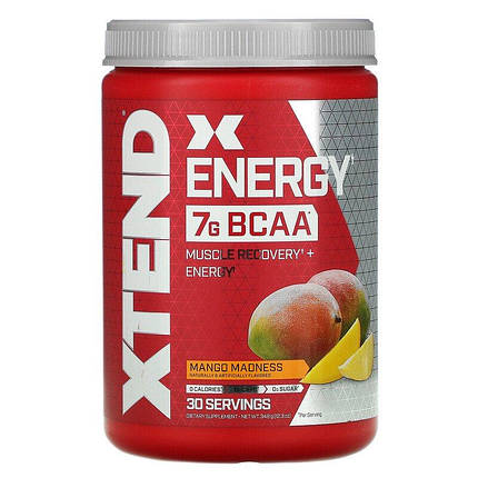 Амінокислоти Scivation Xtend Energy BCAAs 30 Serv, фото 1