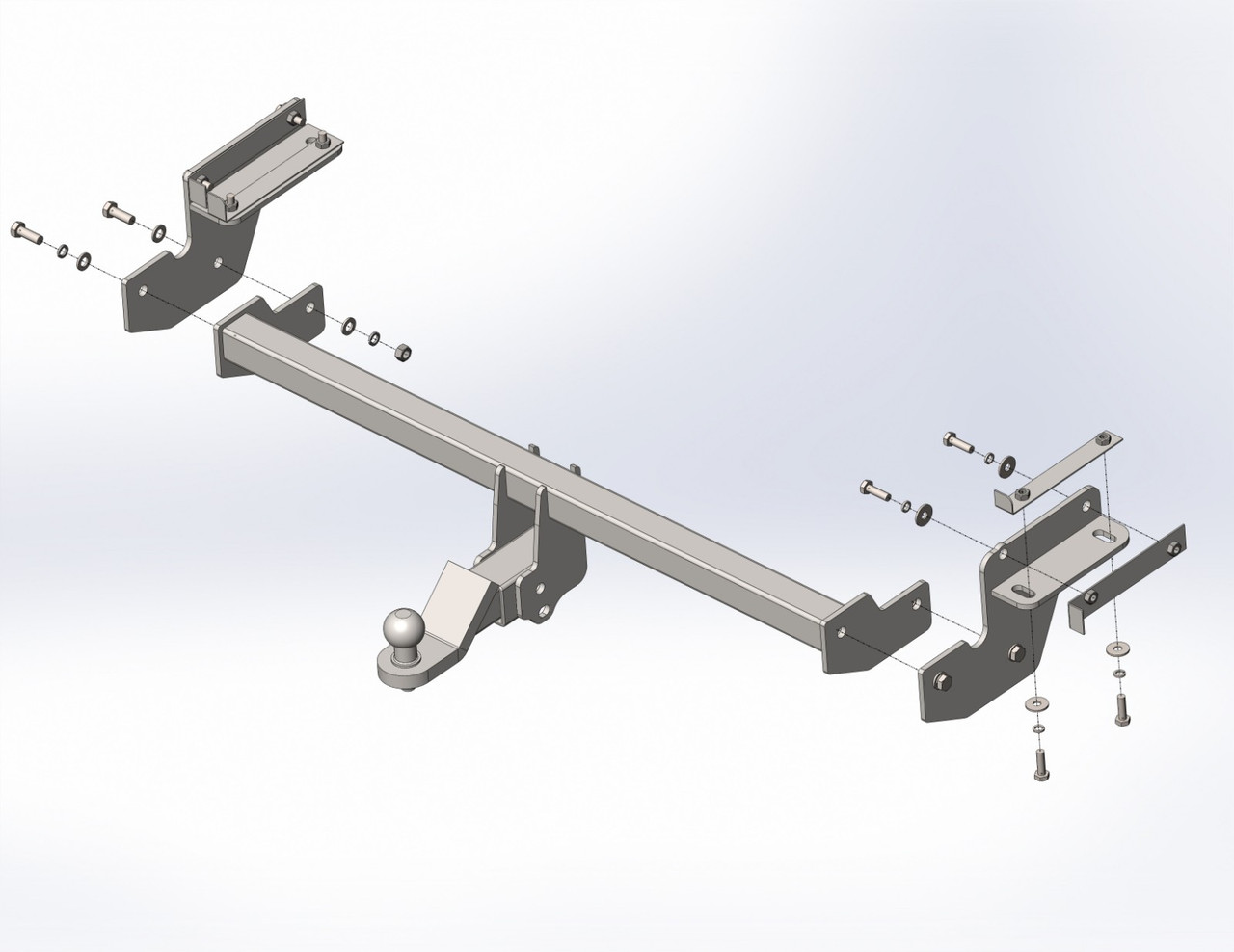 Фаркоп - Renault Kadjar Універсал (2015--) вставка під квадрат