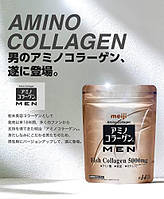 Коллаген для мужчин с аминокислотами и цинком Meiji Amino Collagen MEN, Япония, на 14 дней приема
