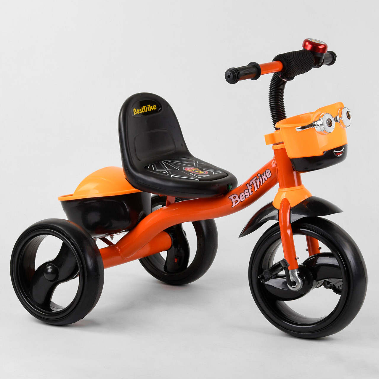 Велосипед триколісний Best Trike 19840 Помаранчевий, музичні, що світяться колеса (102423)