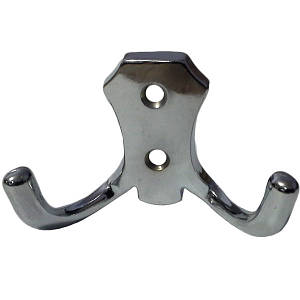 Гачки настінні для одягу в передпокій і примірочні подвійний