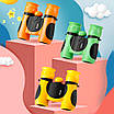 Бінокль дитячий іграшковий для подорожей та ігор LOSSO "Юнга" 8*21 жовтого кольору, фото 9