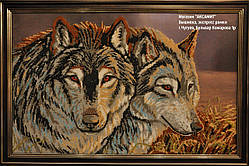 Схема для вишивки бісером ВОВКИ