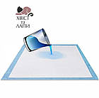 Пелюшки для тварин 90см х 60см 30 шт "Хвіст та лапи", фото 3