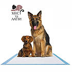 Пелюшки для тварин 90см х 60см 30 шт "Хвіст та лапи", фото 5