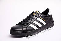 Кроссовки мужские Adidas Superstar black / white кожаные черные 45 (29,5 см)