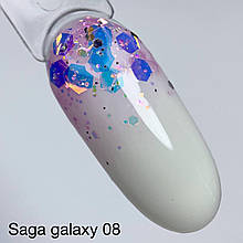 Glitter Gel (Гліттер гель) від Saga Galaxy №08
