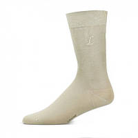 Мужские носки Лонкаме бамбуковые бежевые (8017)