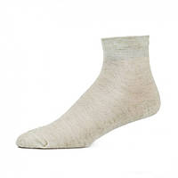 Мужские носки Лонкаме льняные бежевые (3171)