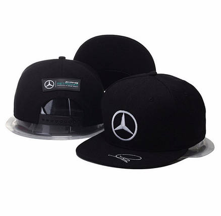 Кепка Snapback Мерседес Чорна, фото 1