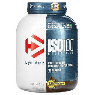 Dymatize ISO100 Hydrolyzed Protein Powder 100% 5 lb 2,3 кг