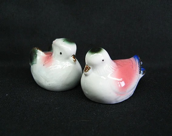 Маленькі порцелянові фігурки качки Мандаринки, фото 1
