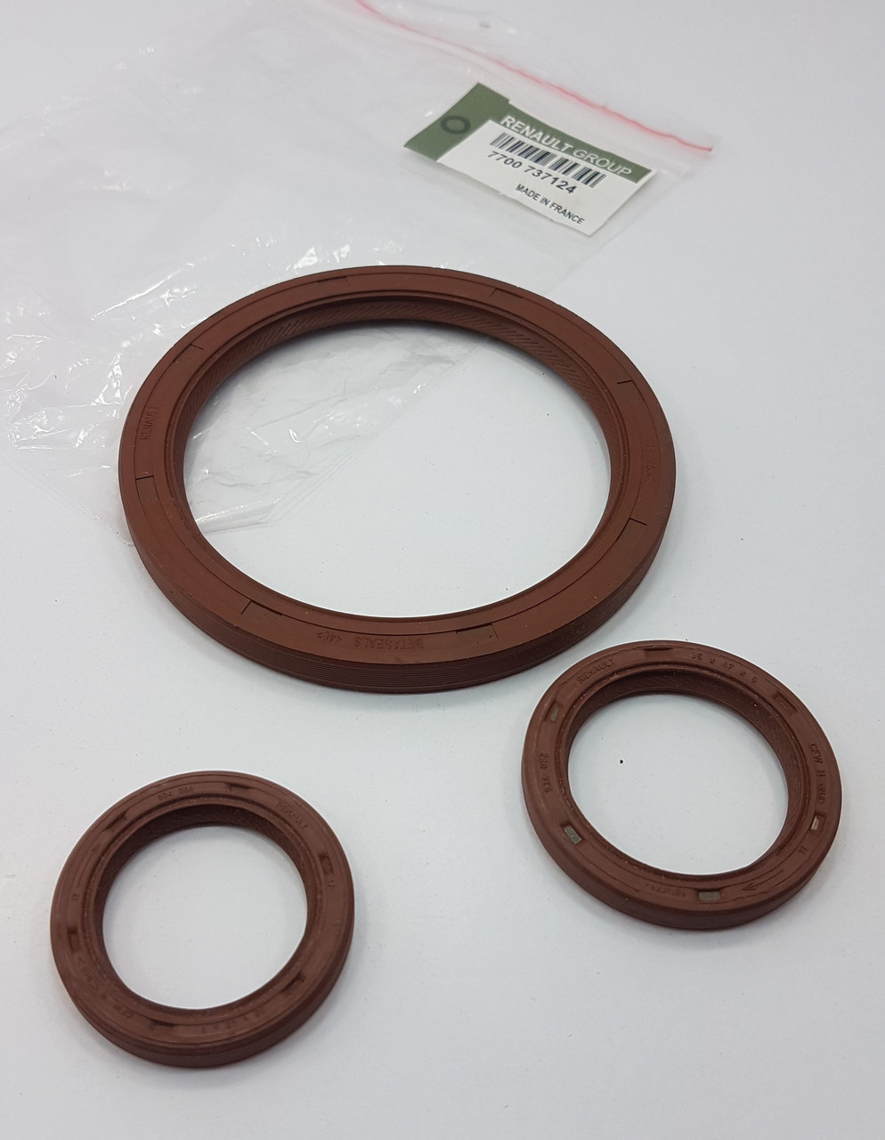 Сальники колінвала Рено Логан 1.4 , 1.6 Renault Group Франція, фото 1