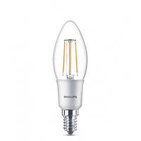 Лампа світлодіодна LEDClassic 4-40W B35 E14 830 CL NDAPR (свічка) PHILIPS